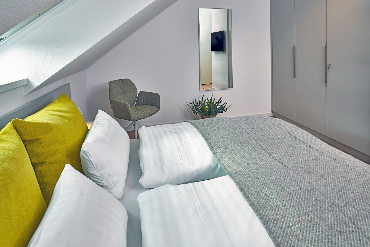 Lüttjeod Apartmentvilla Lüttjeod Apartmentvilla 15 Langeoog - Schlafzimmer mit Doppelbett