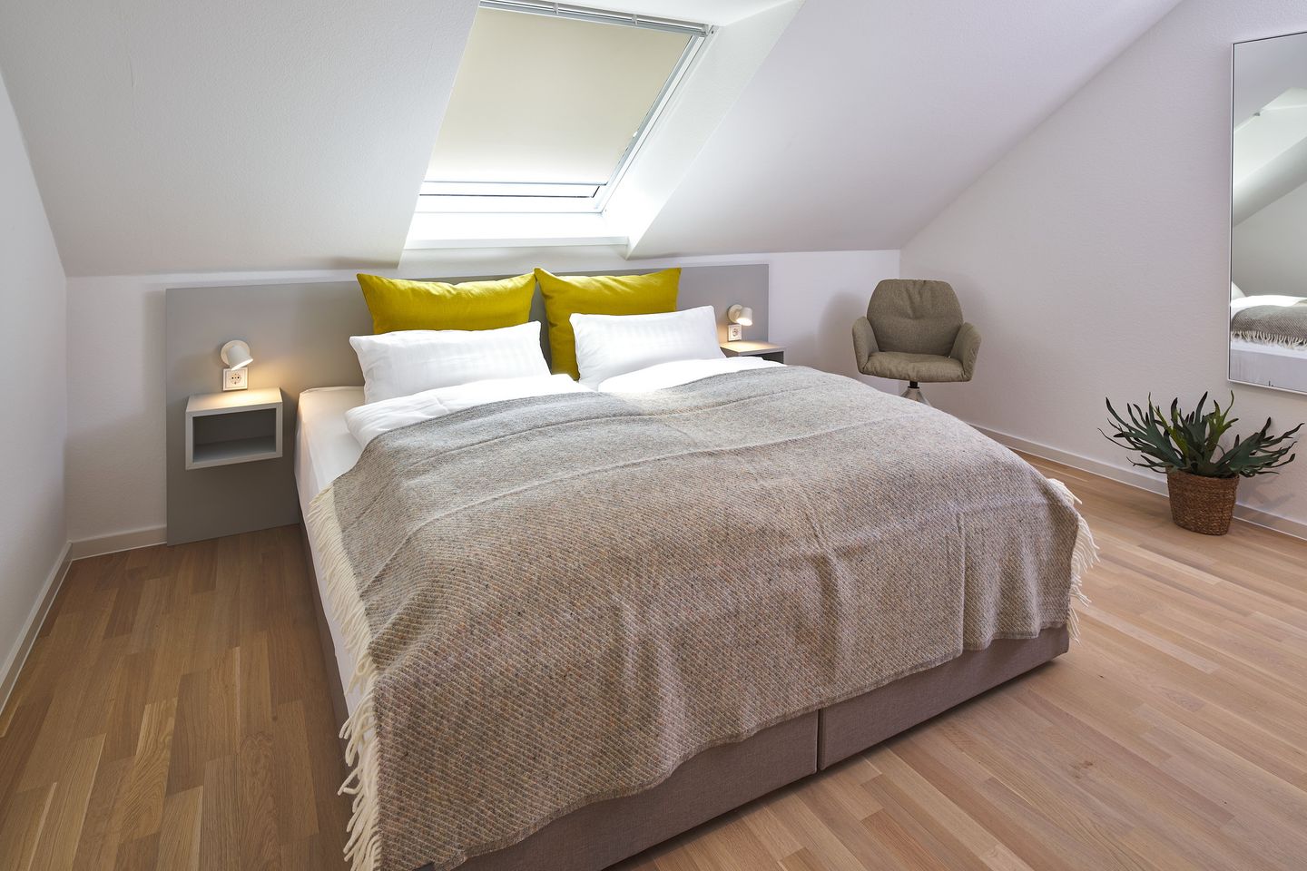 Lüttjeod Apartmentvilla Lüttjeod Apartmentvilla 15 Langeoog - Schlafzimmer mit Doppelbett