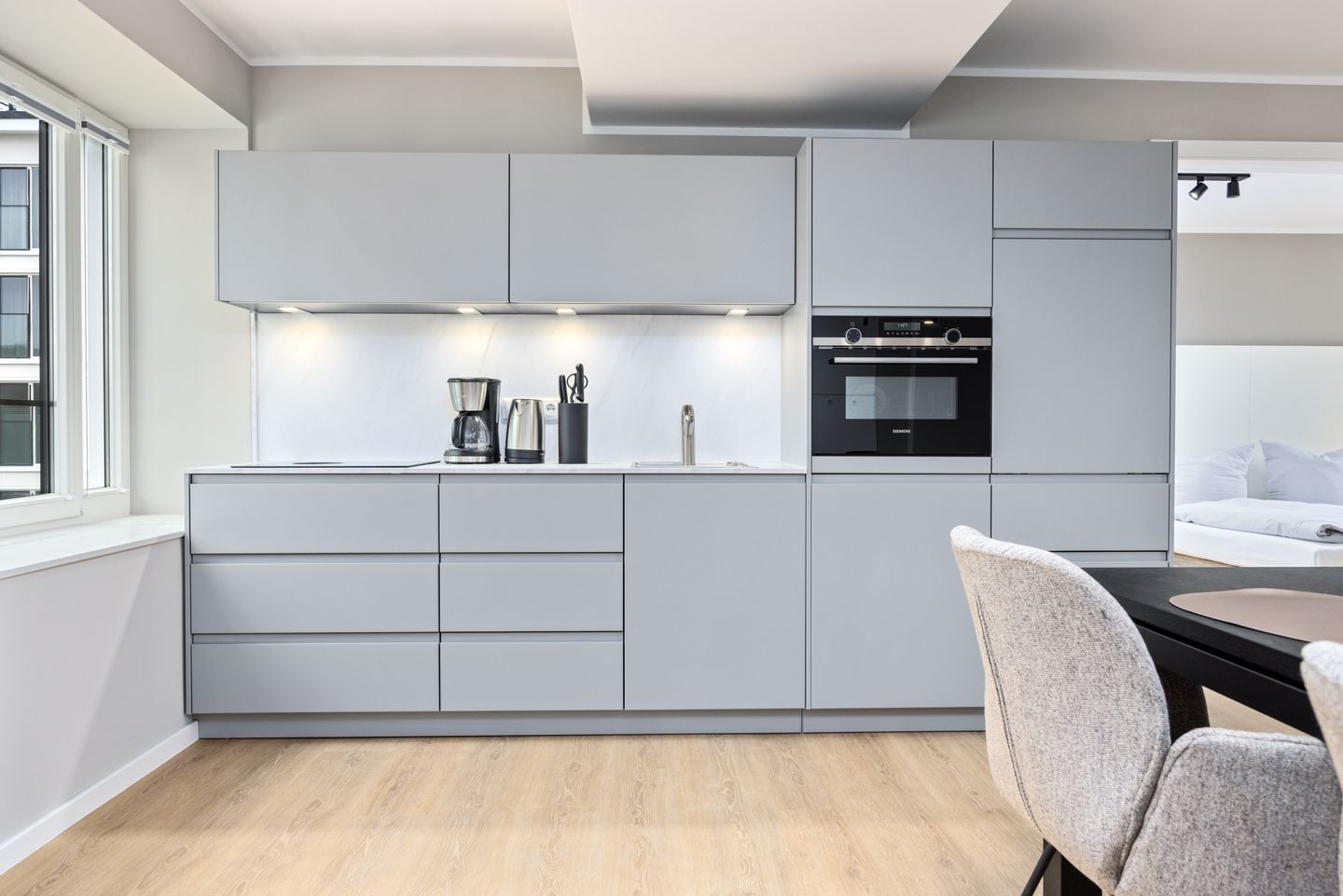 Strandresidenzen Binz-Prora Strandresidenzen Binz-Prora D3.1 Rügen - Küchenzeile mit Backofen