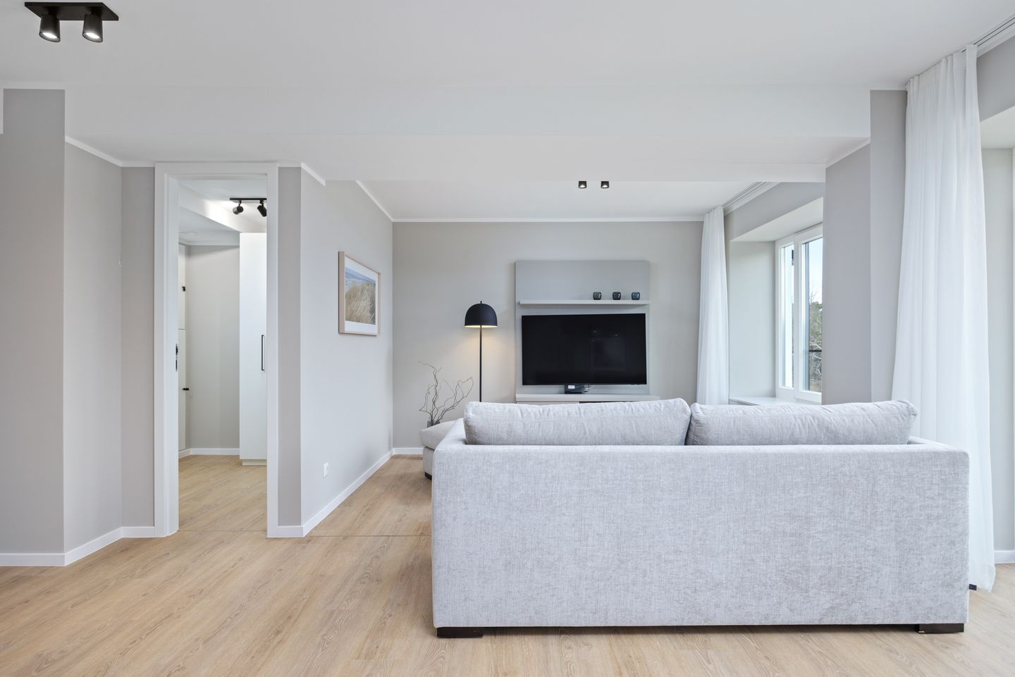 Strandresidenzen Binz-Prora Strandresidenzen Binz-Prora D3.4 Rügen - Wohn-Essbereich mit Couch