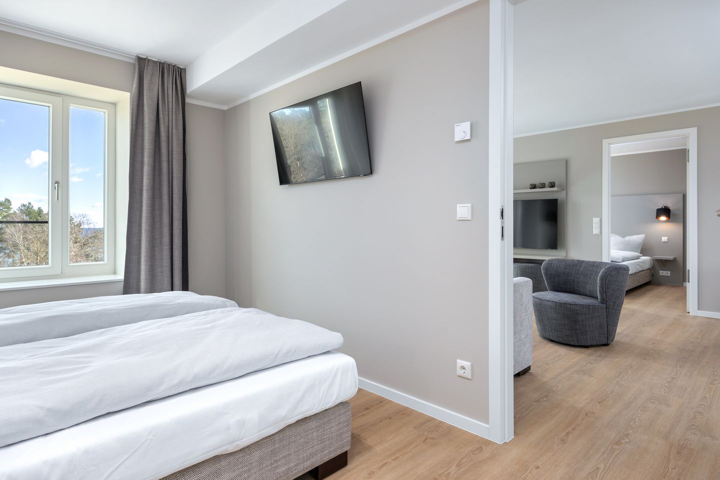 Strandresidenzen Binz-Prora Strandresidenzen Binz-Prora D4.1 Rügen - Schlafzimmer mit Doppelbett