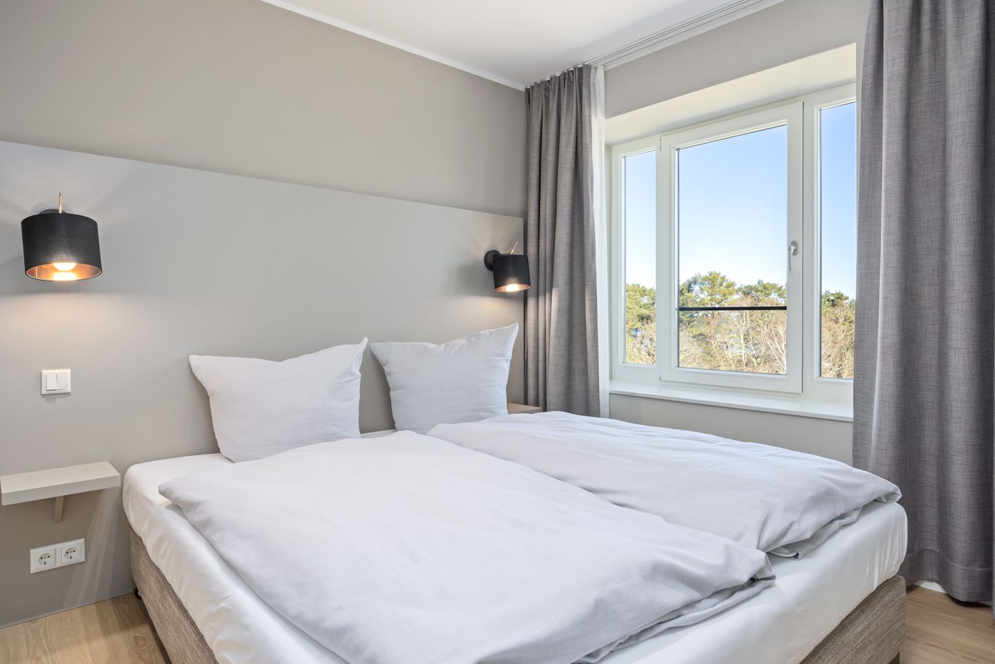 Strandresidenzen Binz-Prora Strandresidenzen Binz-Prora D4.5 Rügen - Schlafzimmer mit Doppelbett