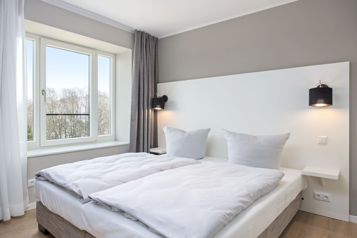 Strandresidenzen Binz-Prora Strandresidenzen Binz-Prora D5.4 Rügen - Schlafzimmer mit Doppelbett