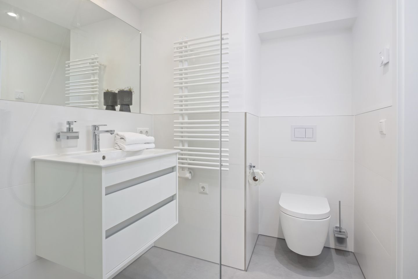 Strandresidenzen Binz-Prora Strandresidenzen Binz-Prora D5.4 Rügen - Badezimmer mit Dusche