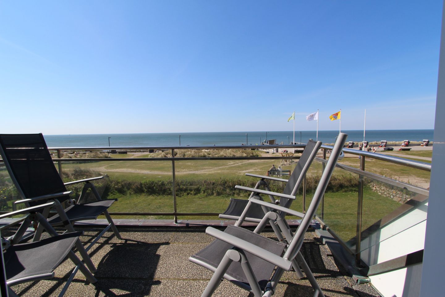 Nordseeblick II  - Dünenstr. 21, App. 5 Wenningstedt - Balkon