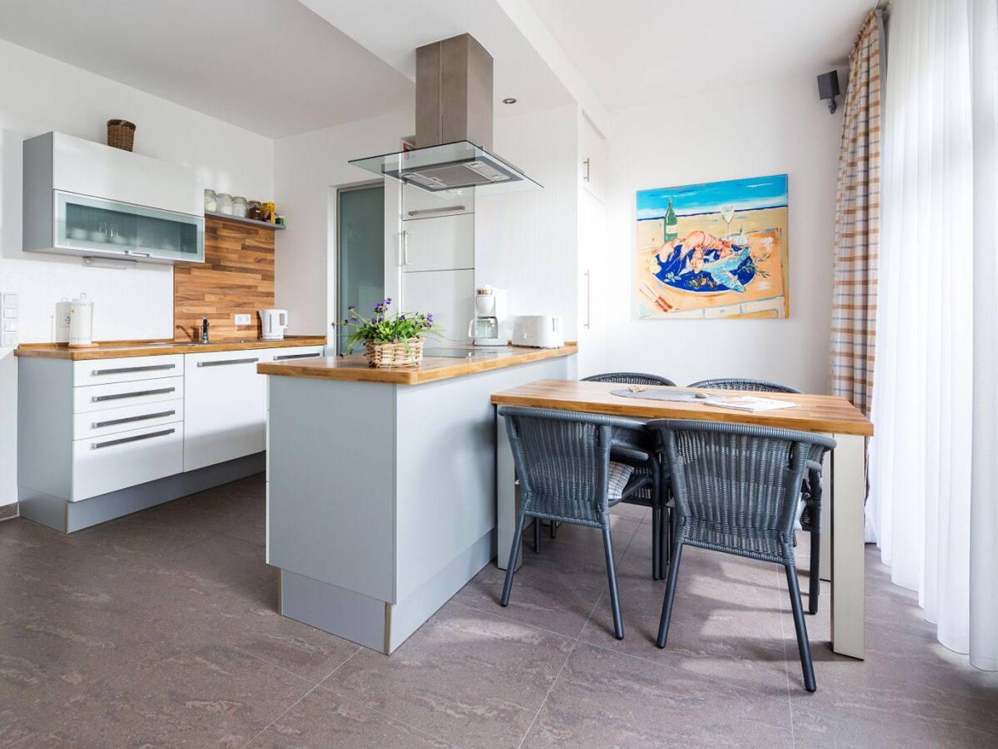  Kapitänshaus Strandhuus Norderney - Küche / Küchenzeile