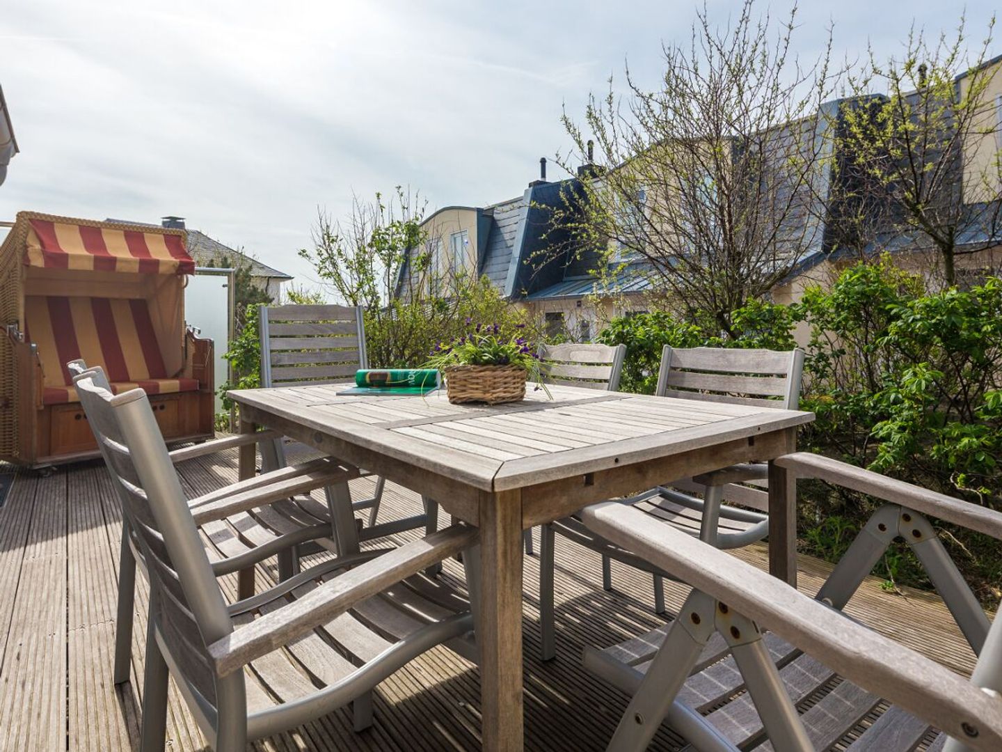  Kapitänshaus Strandhuus Norderney - Terrasse