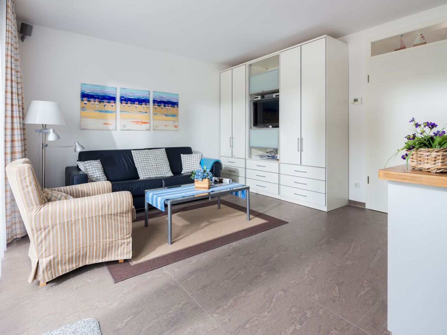  Kapitänshaus Strandhuus Norderney - Wohnzimmer