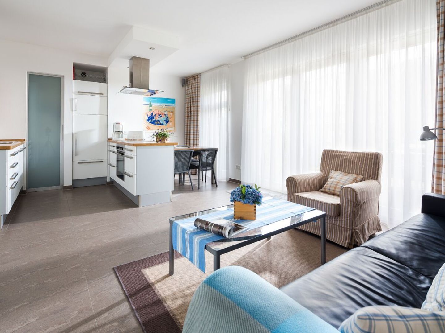  Kapitänshaus Strandhuus Norderney - Wohnzimmer