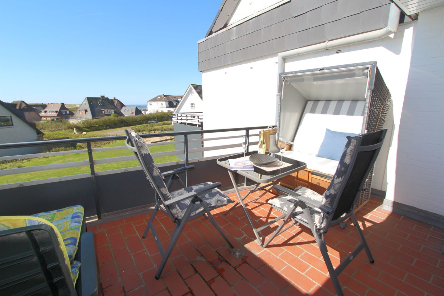 Atlantik - Strandstr. 15, App. 12 Wenningstedt - Balkon