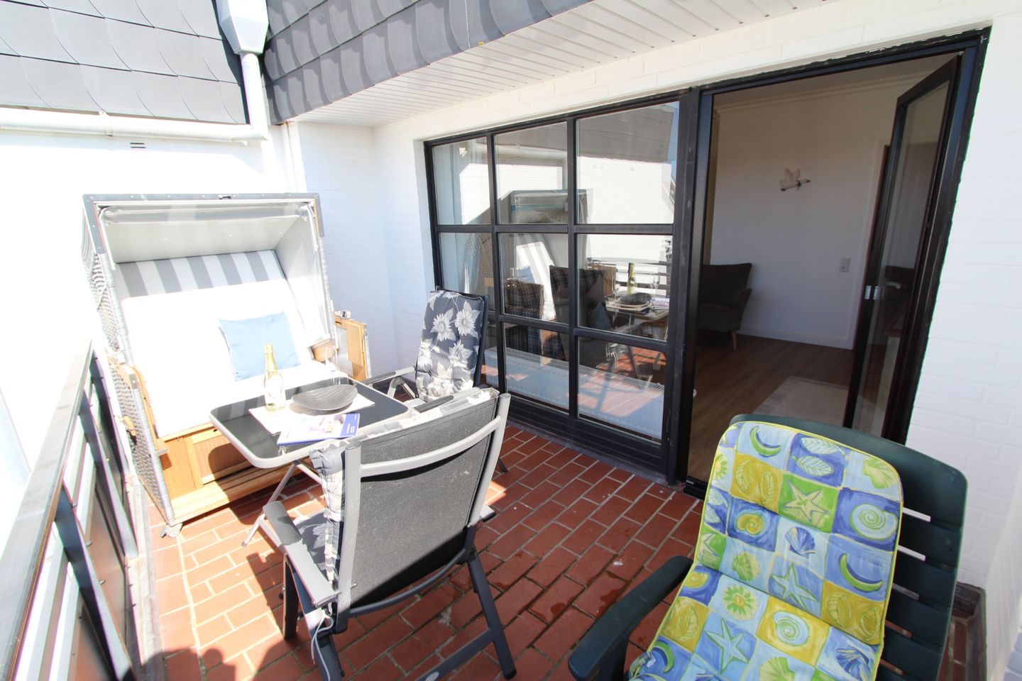 Atlantik - Strandstr. 15, App. 12 Wenningstedt - Balkon