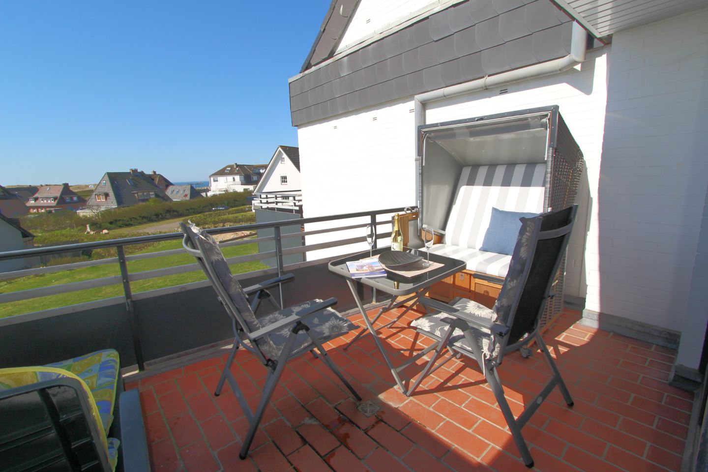 Atlantik - Strandstr. 15, App. 12 Wenningstedt - Balkon