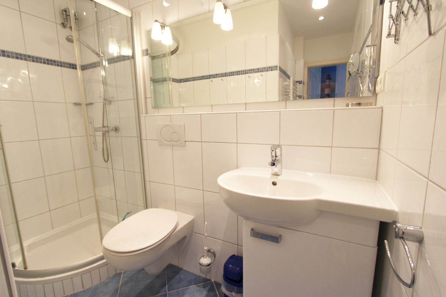 Atlantik - Strandstr. 15, App. 12 Wenningstedt - Badezimmer