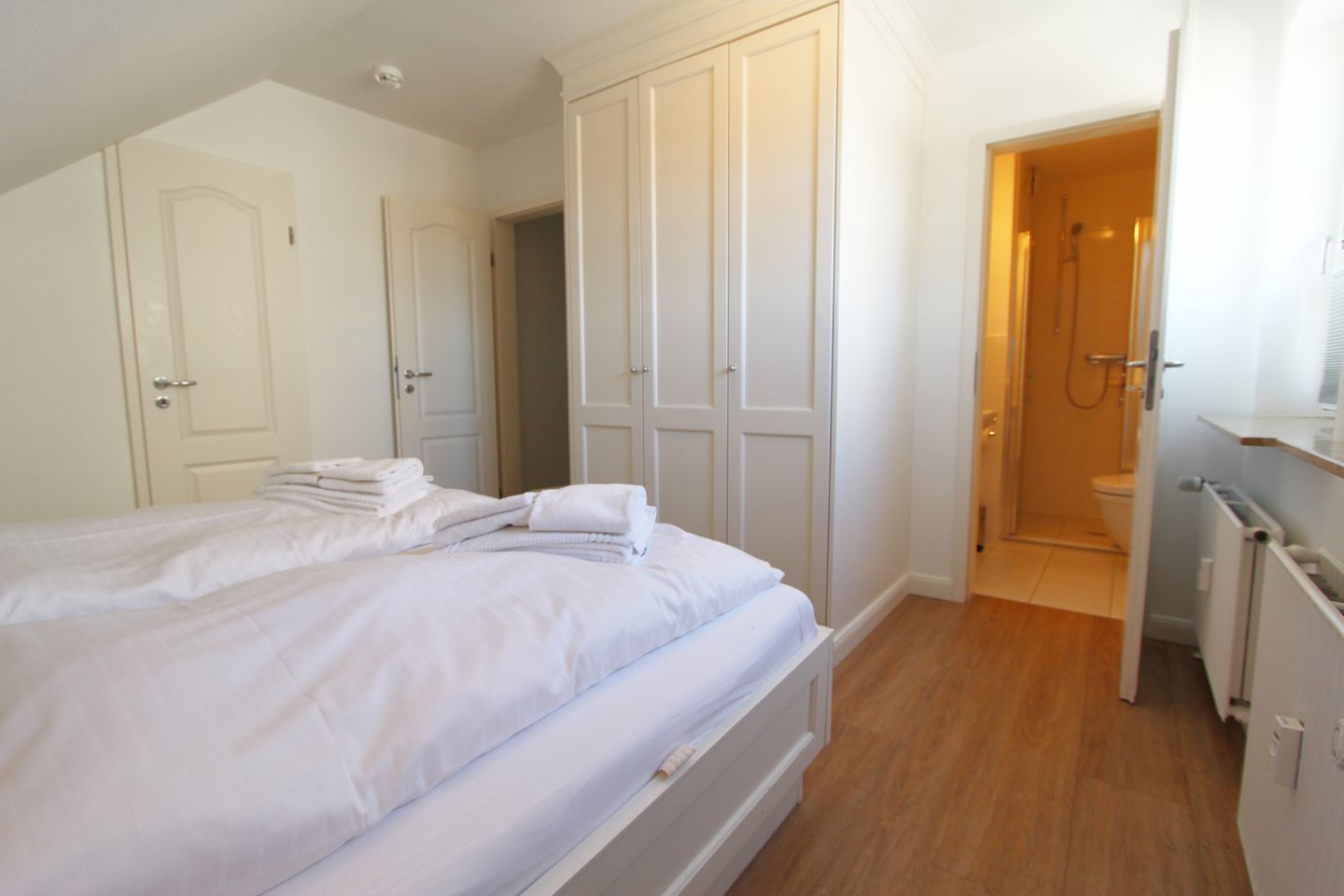 Atlantik - Strandstr. 15, App. 12 Wenningstedt - Schlafzimmer