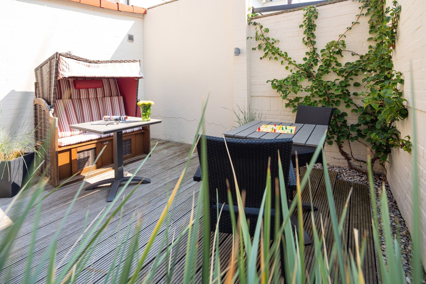  Haus Christine Wohnung 2 Sanddüne Norderney - Terrasse