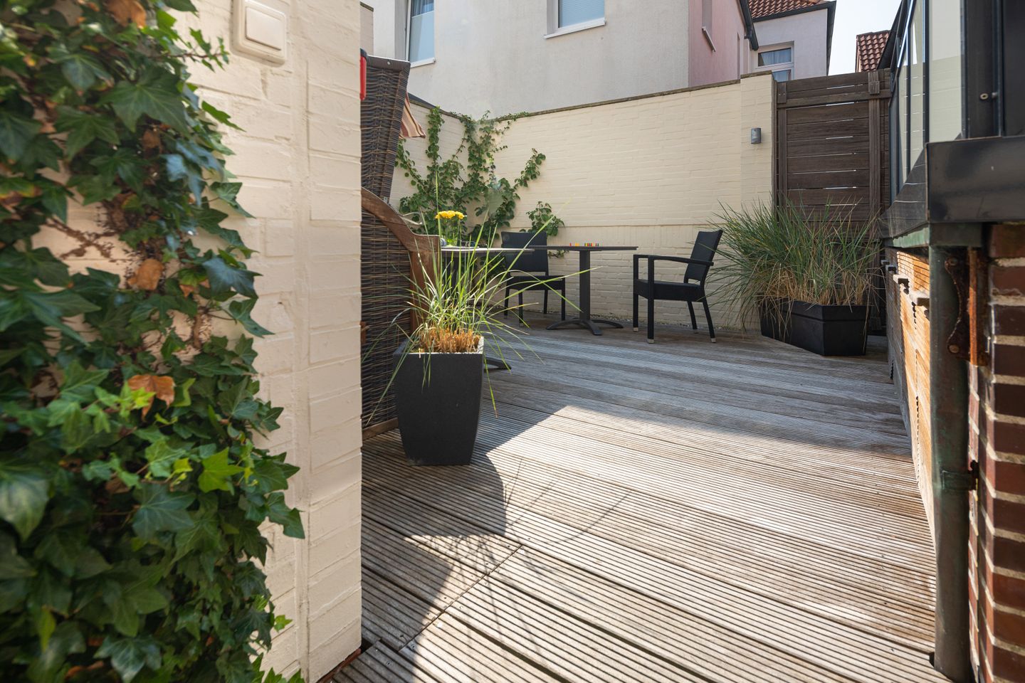  Haus Christine Wohnung 1 Strandkorb Norderney - Terrasse