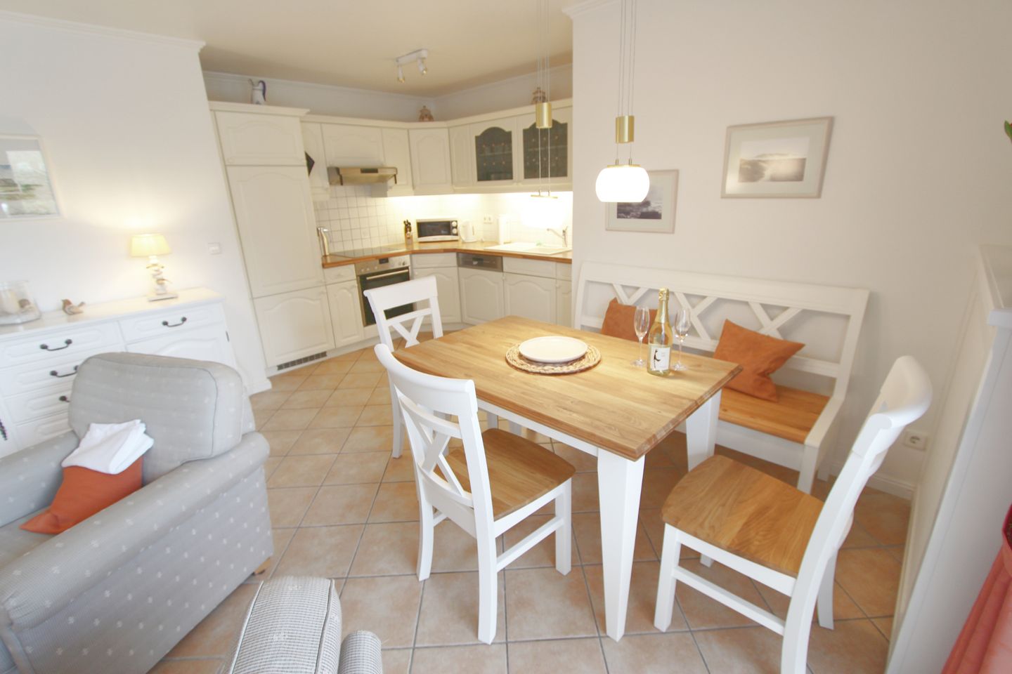 Ruusenhüs - Westerhörn 9, App. 2 Wenningstedt - Küche / Küchenzeile