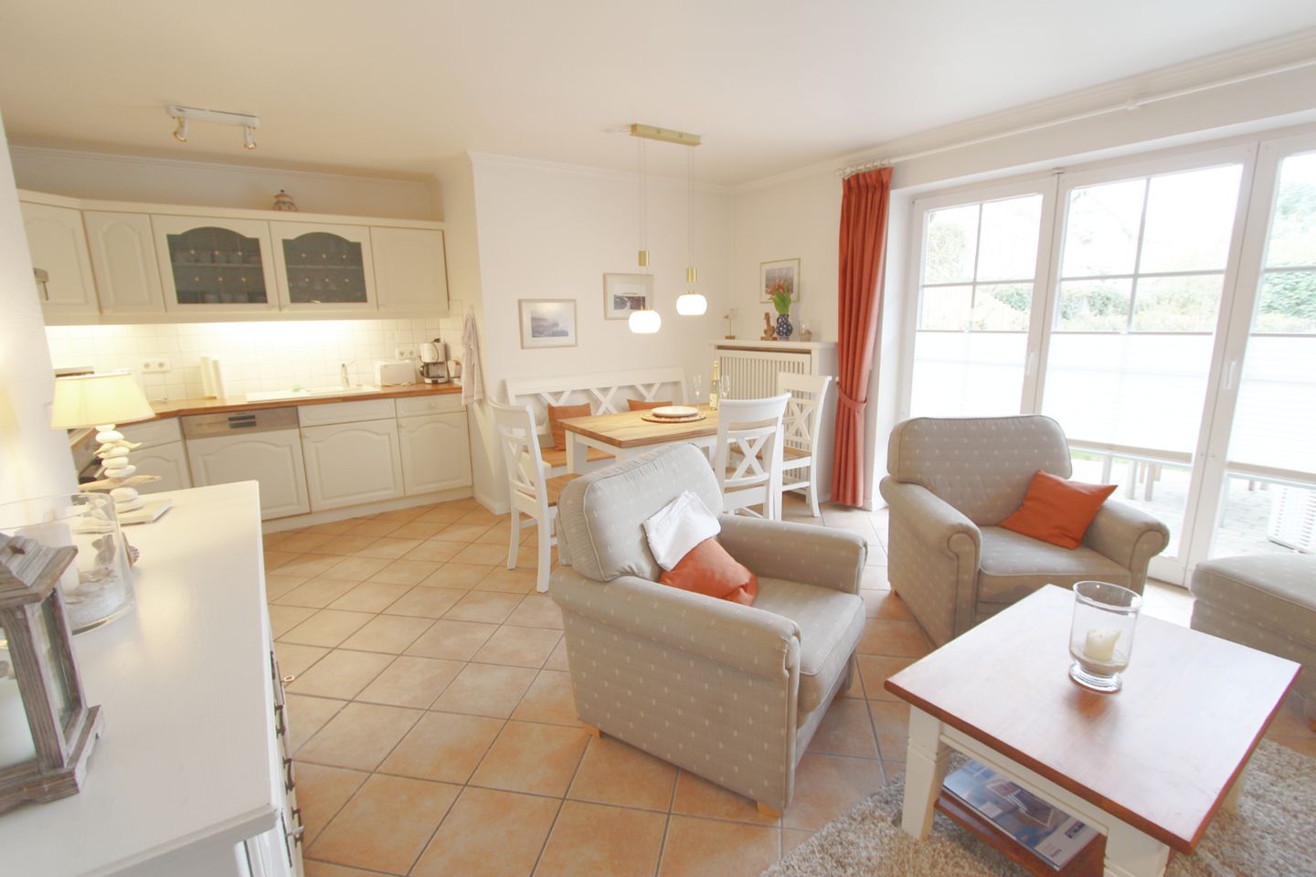 Ruusenhüs - Westerhörn 9, App. 2 Wenningstedt - Wohnzimmer