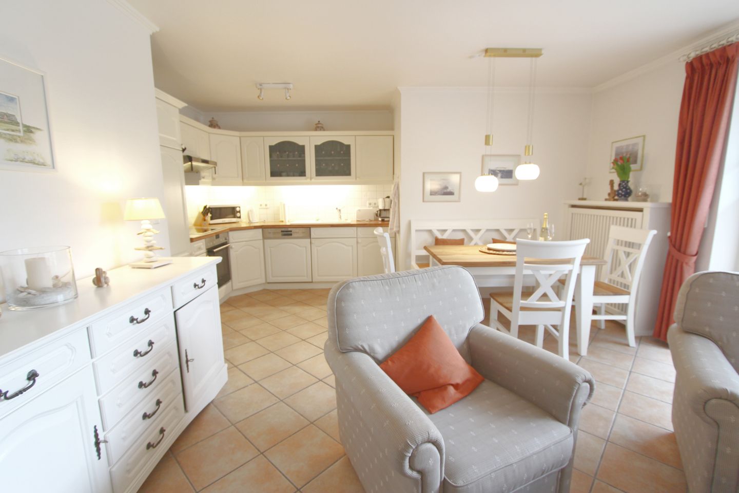 Ruusenhüs - Westerhörn 9, App. 2 Wenningstedt - Wohnzimmer