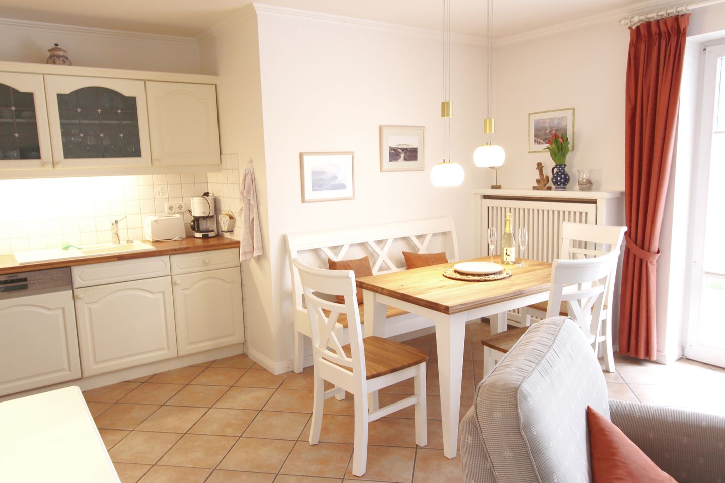 Ruusenhüs - Westerhörn 9, App. 2 Wenningstedt - Küche / Küchenzeile