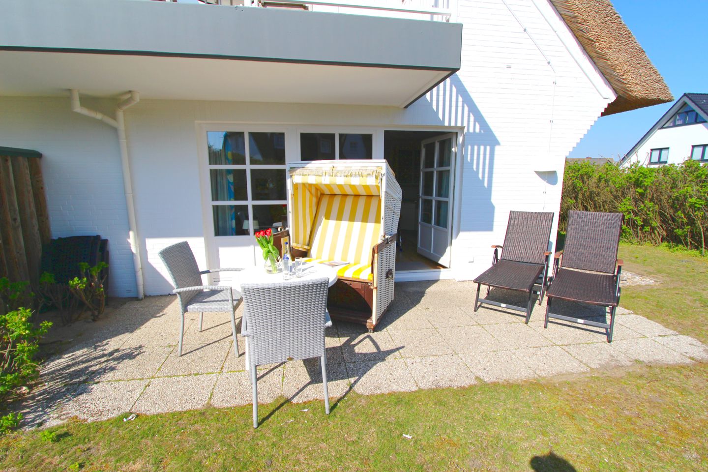 Dünenblick III - Dünenstr. 7, App. 1 Wenningstedt - Terrasse