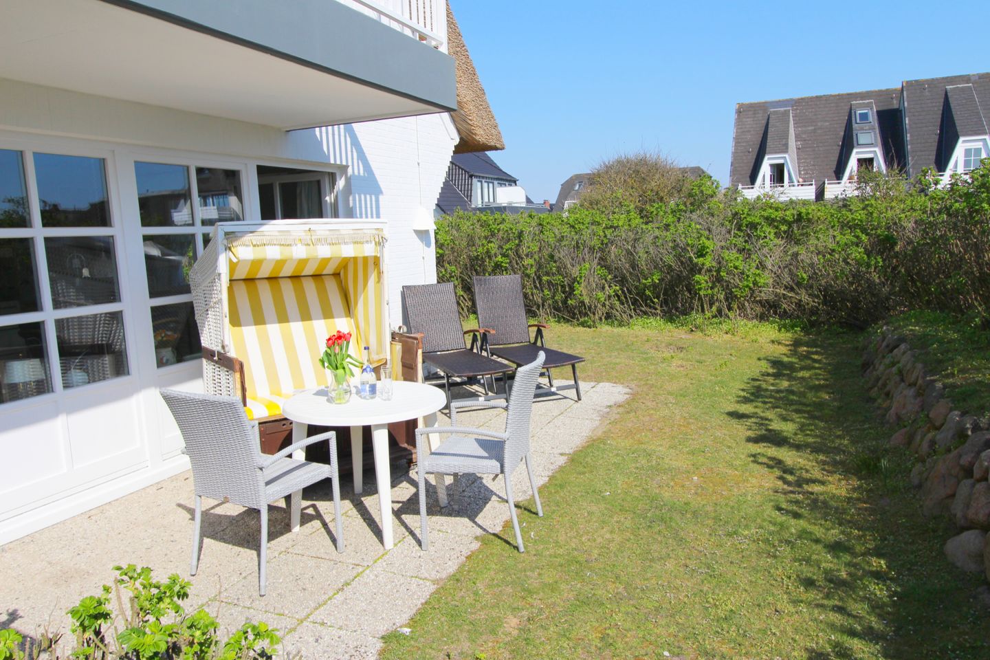 Dünenblick III - Dünenstr. 7, App. 1 Wenningstedt - Terrasse