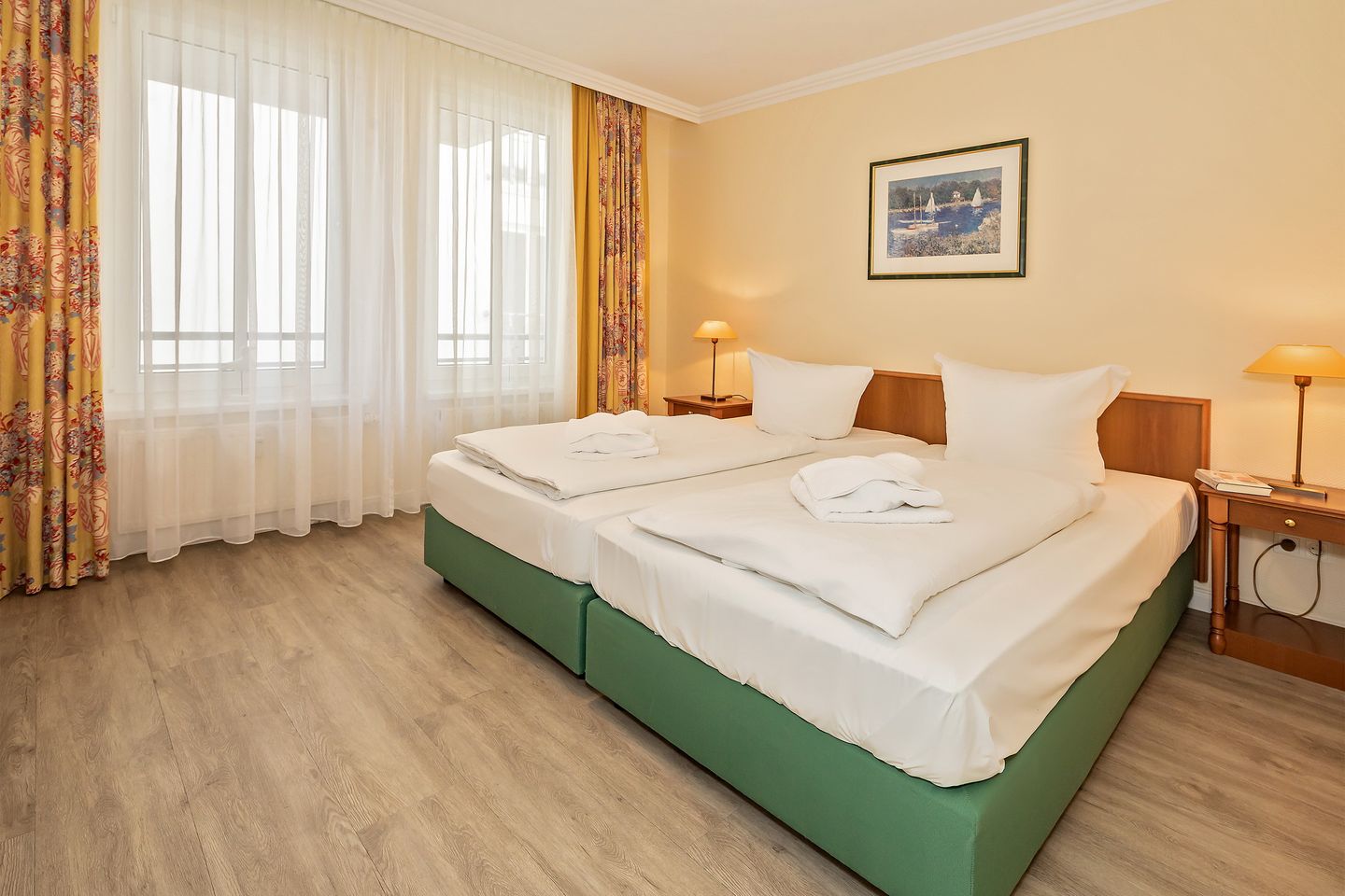 Seehof Seehof 115 Usedom - Schlafzimmer mit Doppelbett