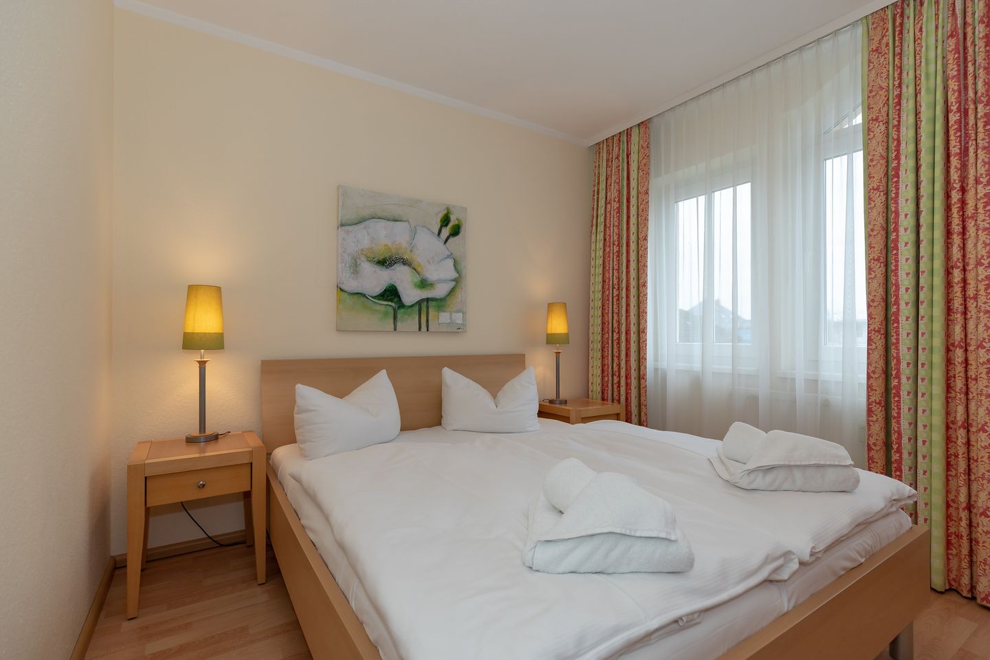 Inselstrand Inselstrand 2212 Usedom - Schlafzimmer mit Doppelbett