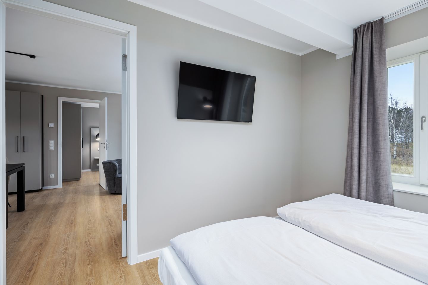 Strandresidenzen Binz-Prora Strandresidenzen Binz-Prora D1.3 Rügen - Schlafzimmer mit Doppelbett