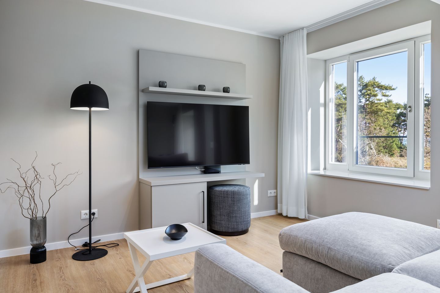 Strandresidenzen Binz-Prora Strandresidenzen Binz-Prora D2.4 Rügen - Wohn-Essbereich mit Couch