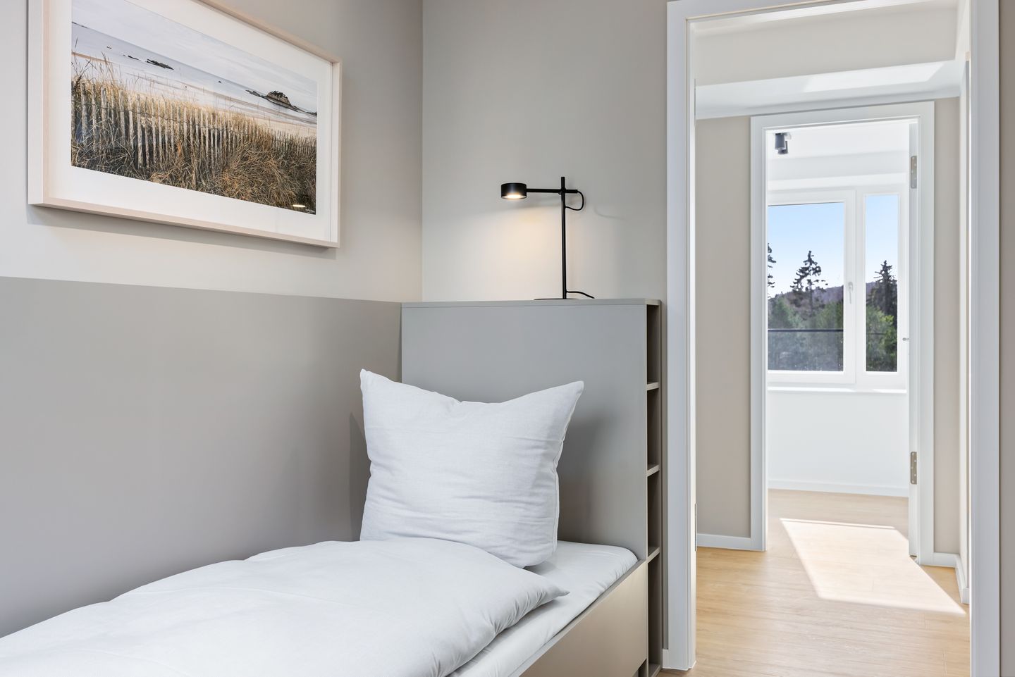 Strandresidenzen Binz-Prora Strandresidenzen Binz-Prora V3.1 Rügen - Schlafzimmer mit Einzelbett