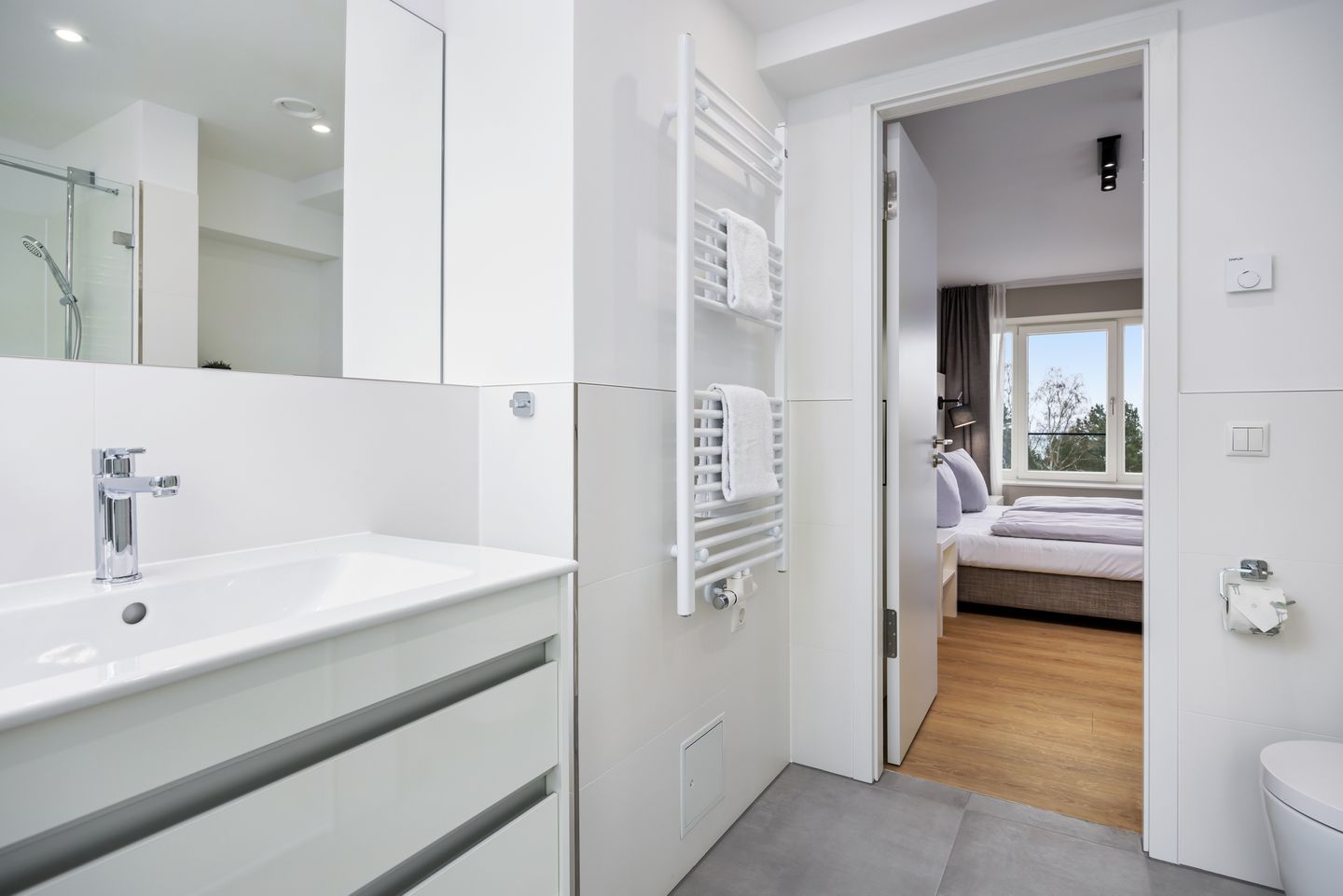 Strandresidenzen Binz-Prora Strandresidenzen Binz-Prora V4.1 Rügen - Badezimmer mit Dusche