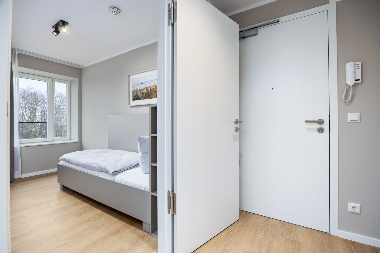 Strandresidenzen Binz-Prora Strandresidenzen Binz-Prora V4.1 Rügen - Schlafzimmer mit Einzelbett