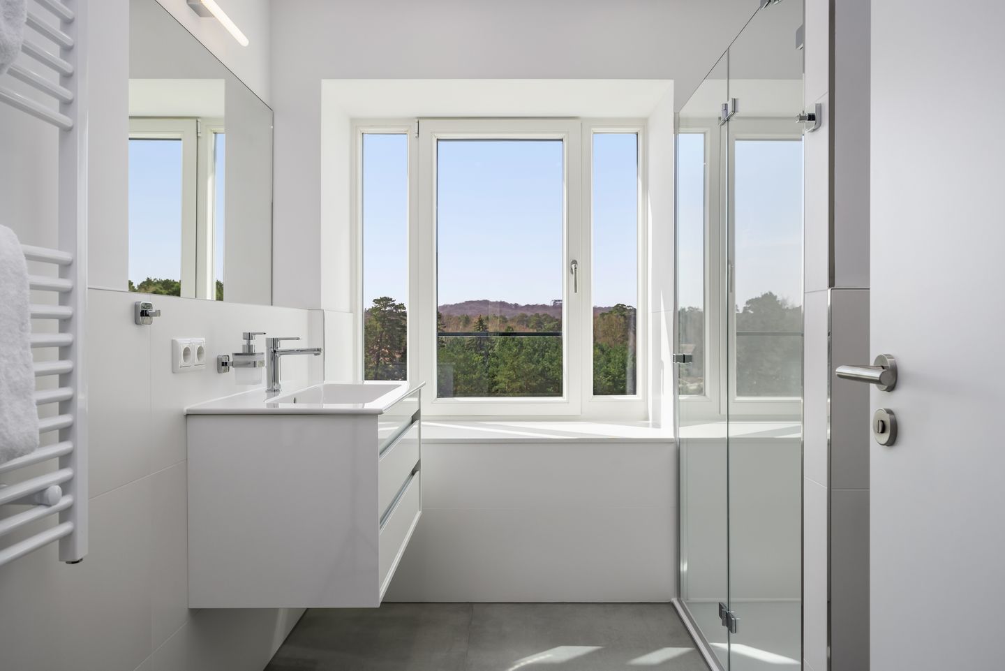 Strandresidenzen Binz-Prora Strandresidenzen Binz-Prora V5.1 Rügen - Badezimmer mit Dusche