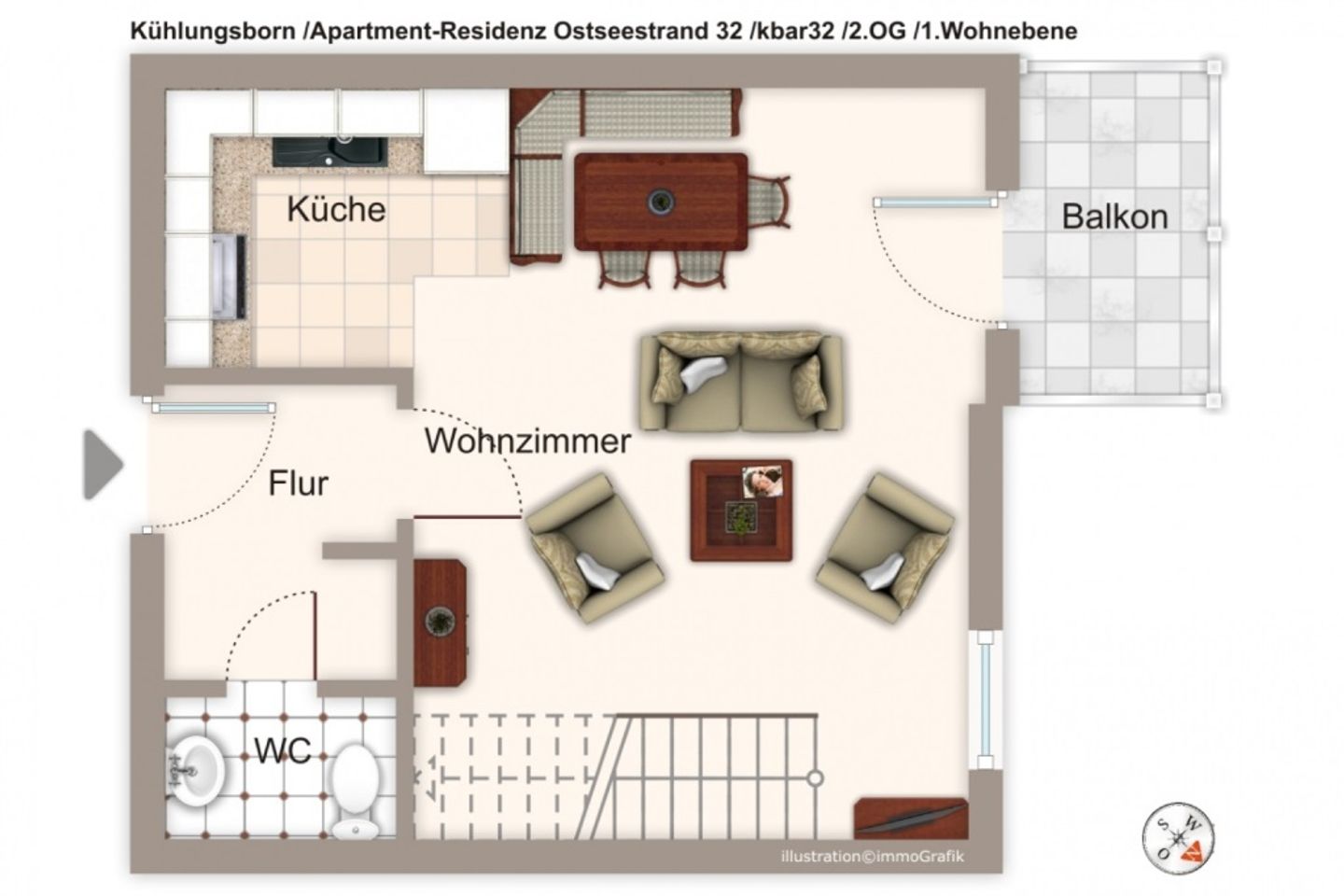 Apartment-Residenz Ostseestrand Apartment-Residenz Ostseestrand 32 Kühlungsborn - Grundriss