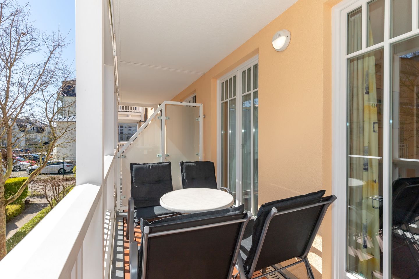 Dünenschloss Dünenschloss 2-09 Kühlungsborn - Balkon mit Gartenmöbeln