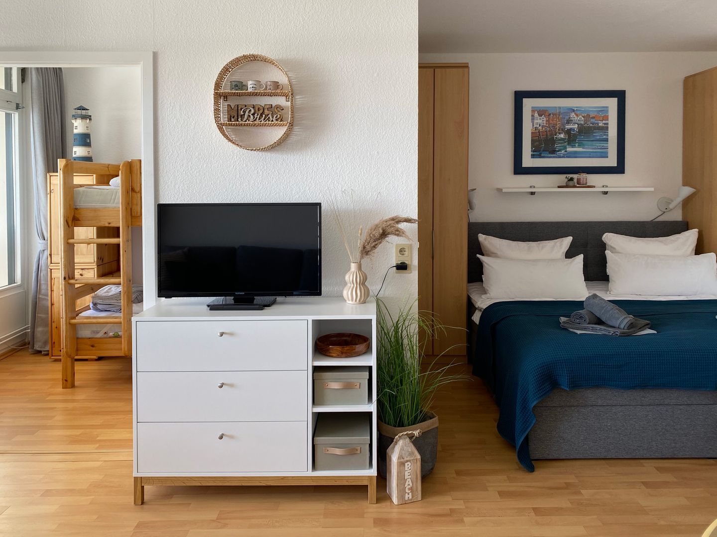 Kaiserhof Apartment 785, Typ E  - Bett