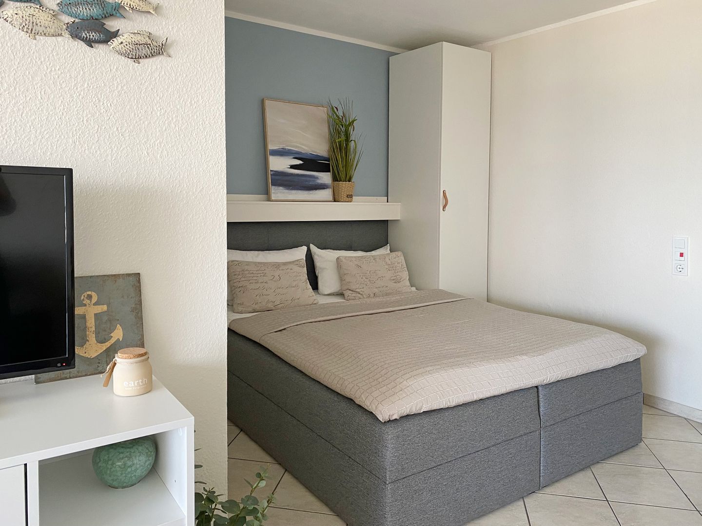 Kaiserhof Apartment 668, Typ G  - Bett