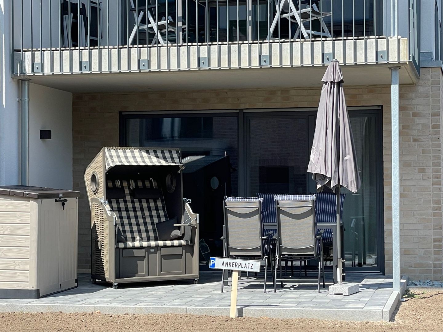 Strandwiese - Ankerplatz Dahme - Balkon