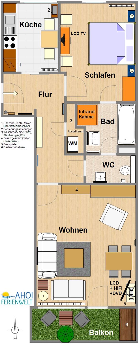 AKH/044 - Wellness in Haffkrug Haffkrug - Grundriss