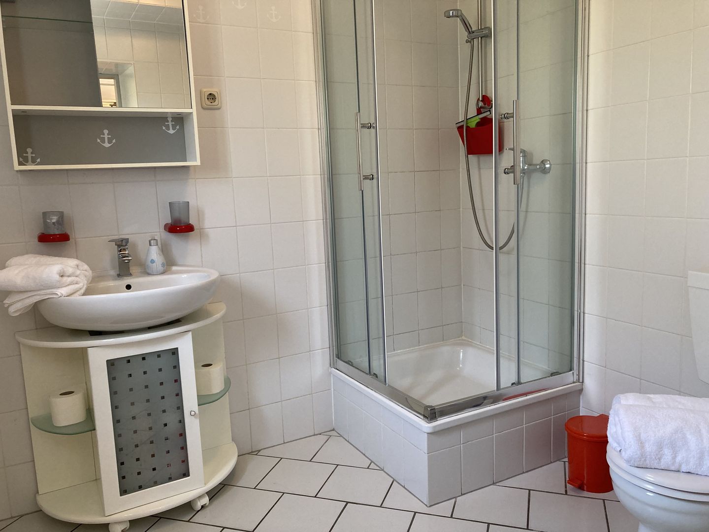 Strandnixe - Ostseeperle Dahme - Badezimmer