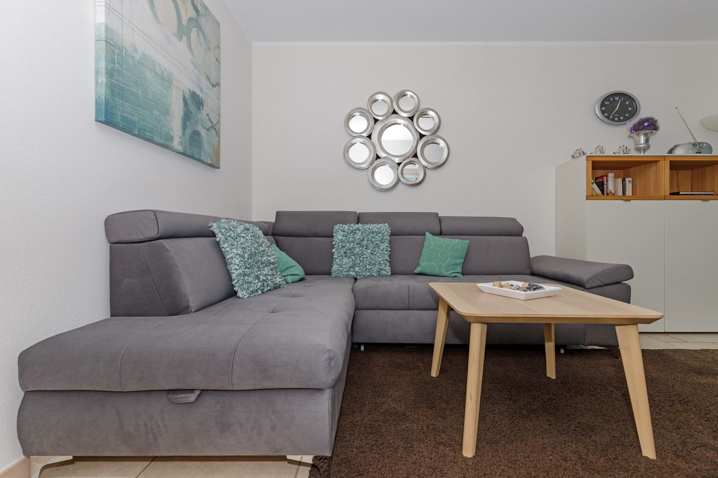 Ostseeallee 32b Ostseeallee 32b 1-1 Kühlungsborn - Wohn-Essbereich mit Couch