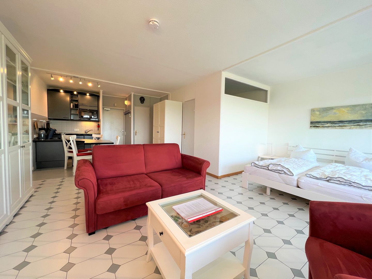 Panoramic Sonnenbalkon bis zum Abendrot Sierksdorf - Wohnzimmer