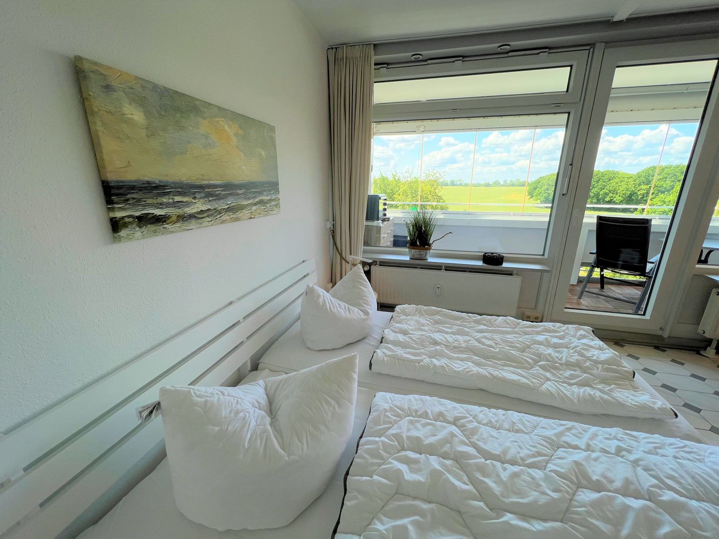 Panoramic Sonnenbalkon bis zum Abendrot Sierksdorf - Wohnzimmer