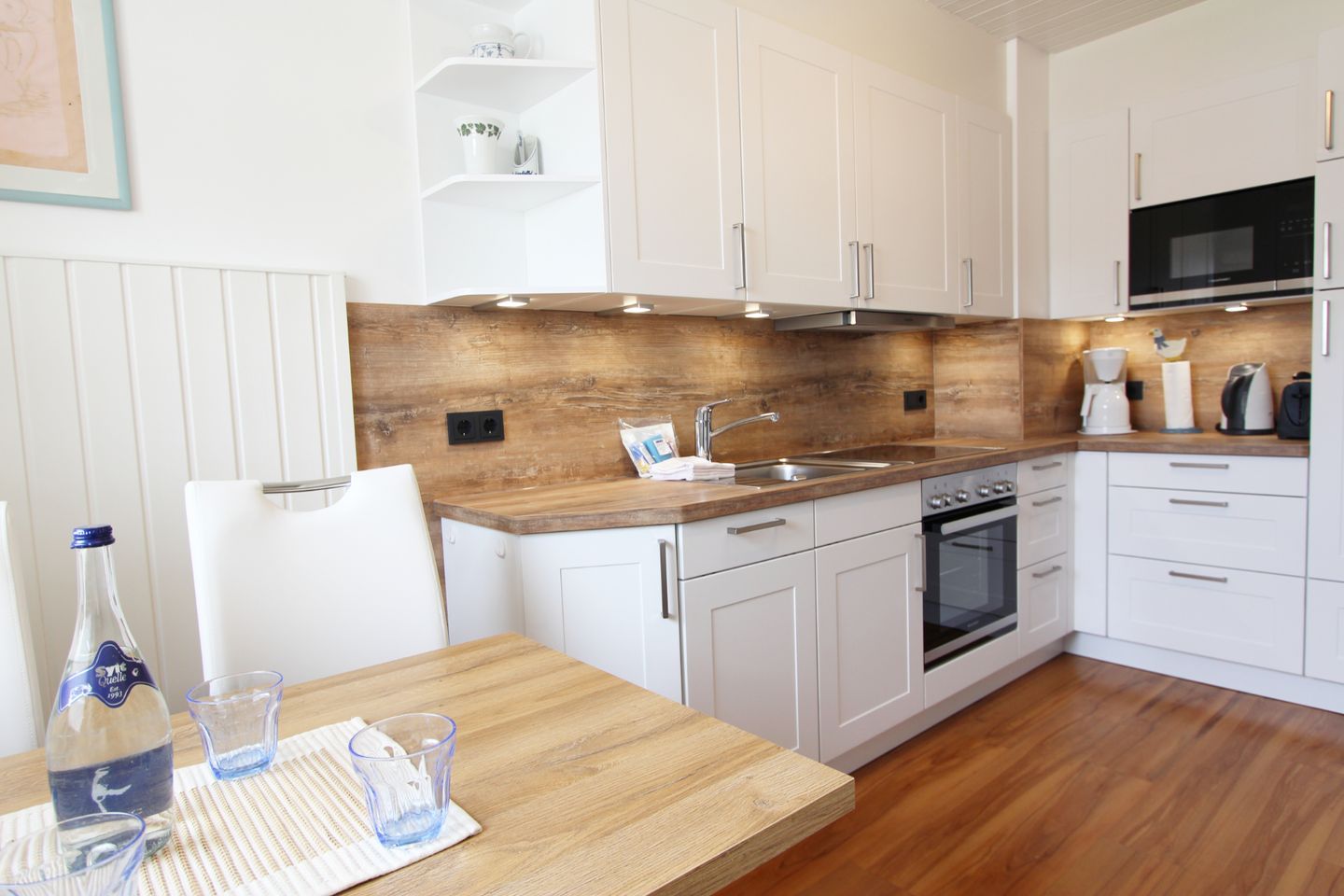 Wonningstair, - Dünenstr. 19, App. 1 Wenningstedt - Küche / Küchenzeile