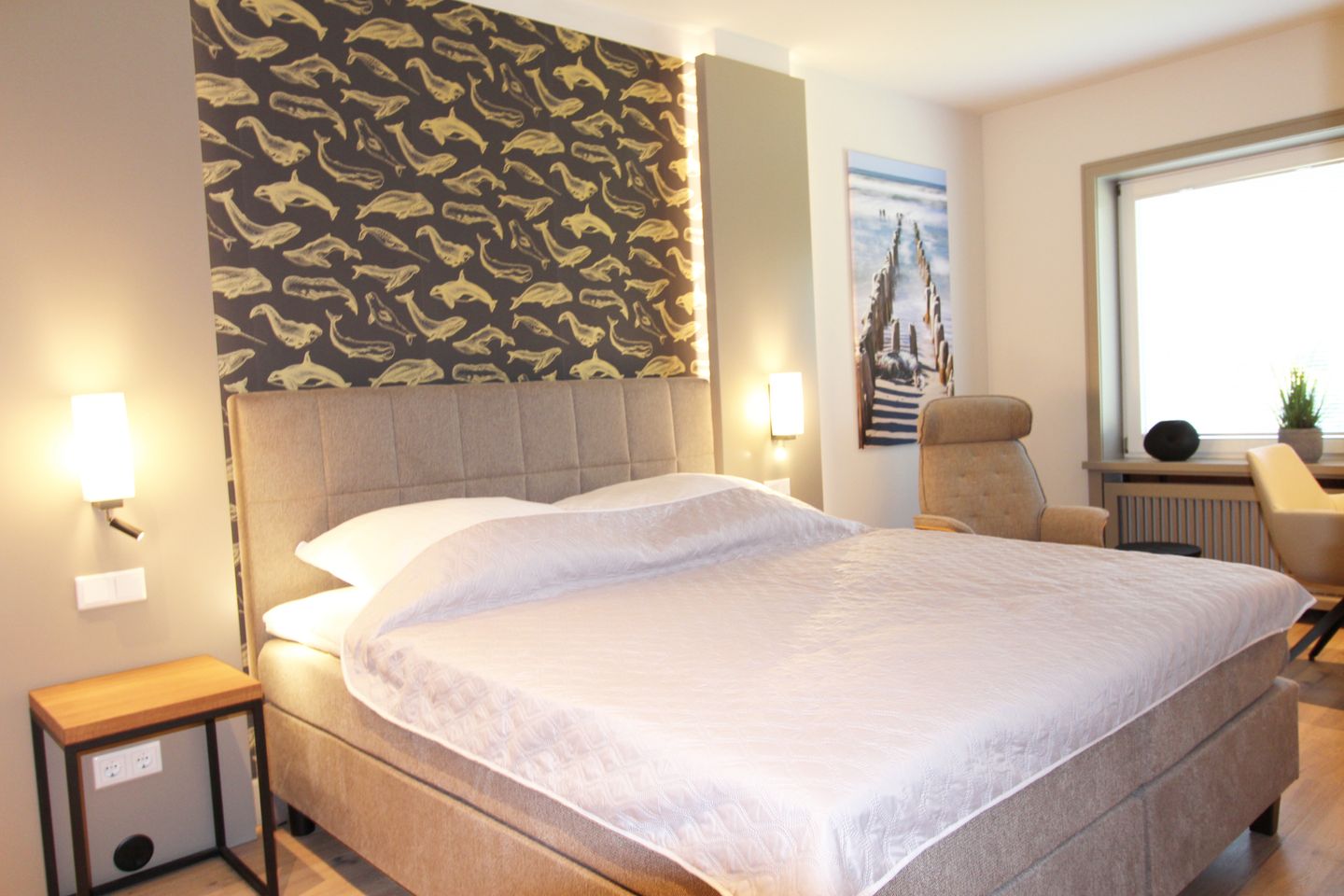 Sommerwind - Hauptstr. 9, App. 3 Wenningstedt - Schlafzimmer