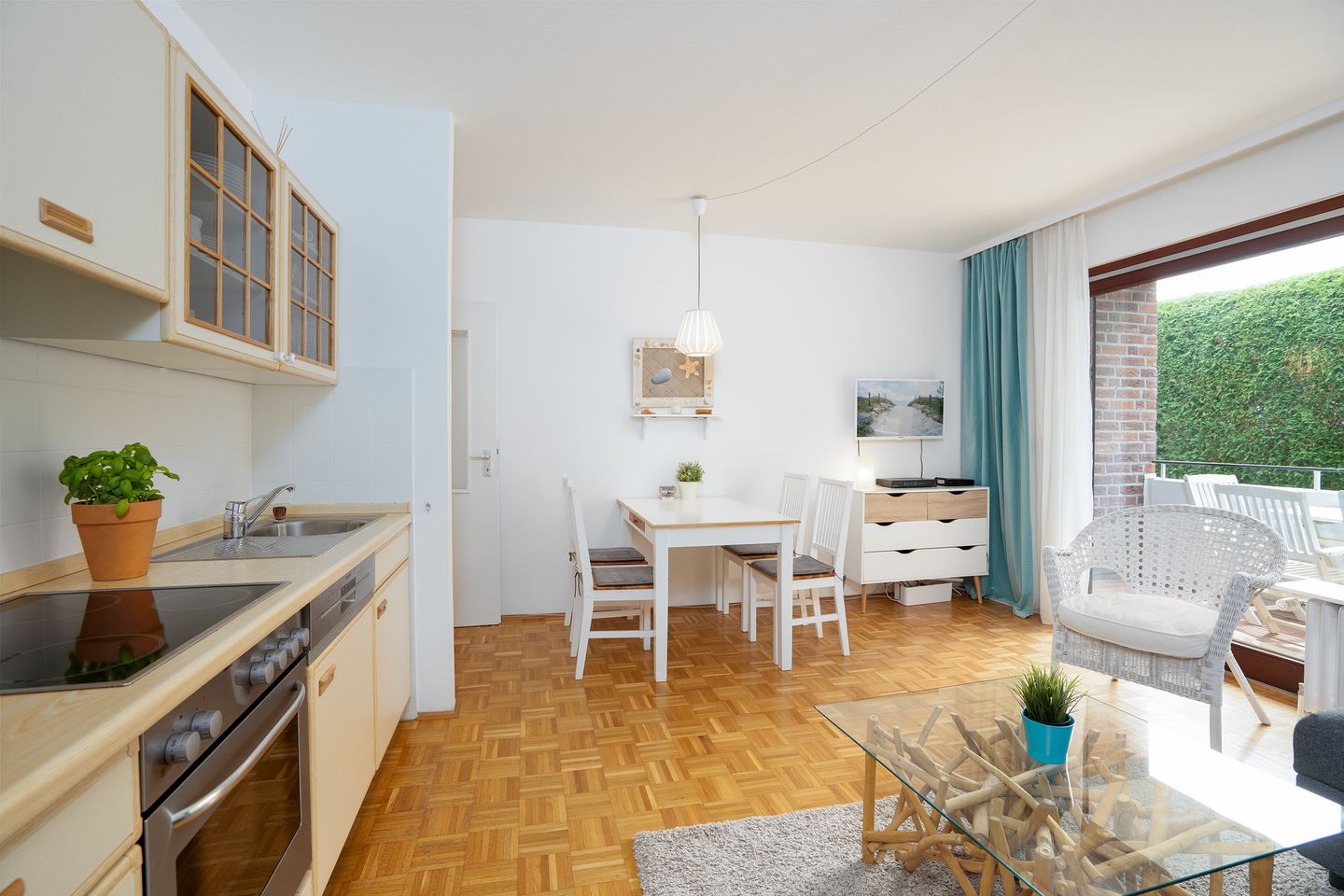  HAN/134 - Appartement "Strandgut" Scharbeutz - Küche / Küchenzeile