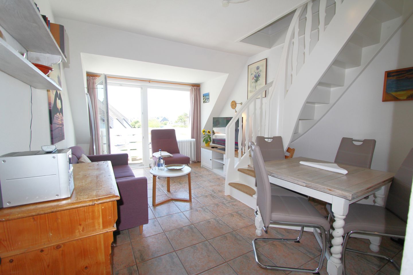 Seestraße 6A , App. 6 Wenningstedt - Wohnzimmer