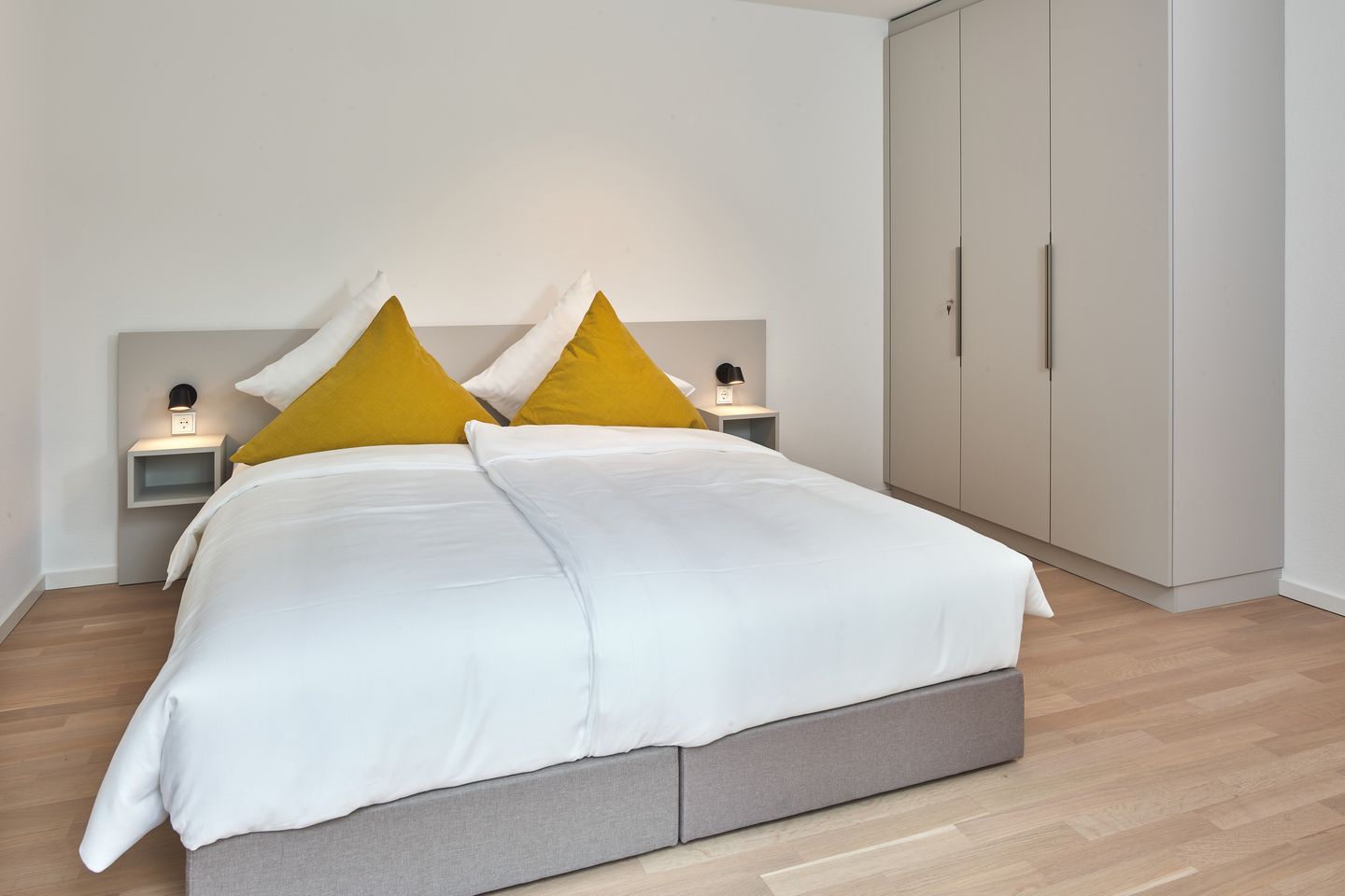 Lüttjeod Apartmentvilla Lüttjeod Apartmentvilla 03 Langeoog - Schlafzimmer mit Doppelbett