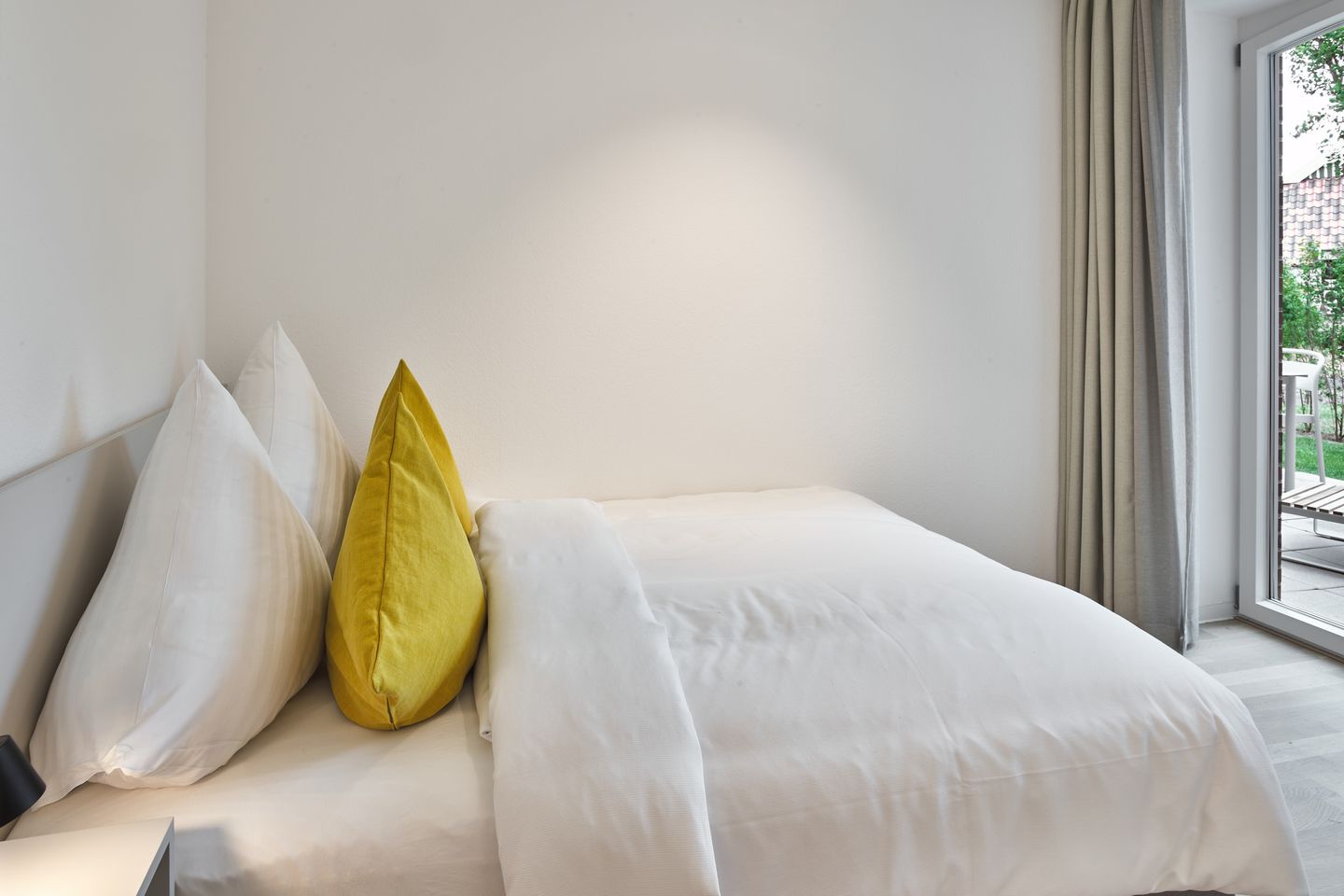 Lüttjeod Apartmentvilla Lüttjeod Apartmentvilla 03 Langeoog - Schlafzimmer mit Doppelbett